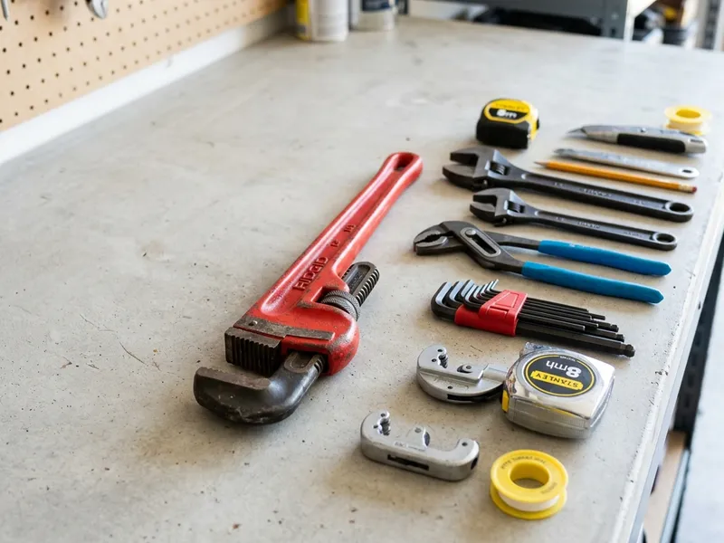 Professional plumbers in Brookside, DE equipped with top-tier tools for residential and commercial plumbing services.